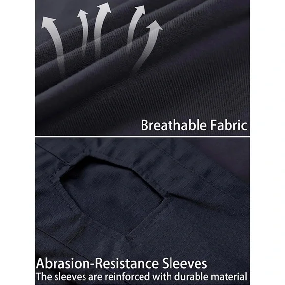 MAGCOMSEN Men's Tactical Military 1/4 Zip Long Sleeve Shirt with Pockets XL - Picture 6 of 7